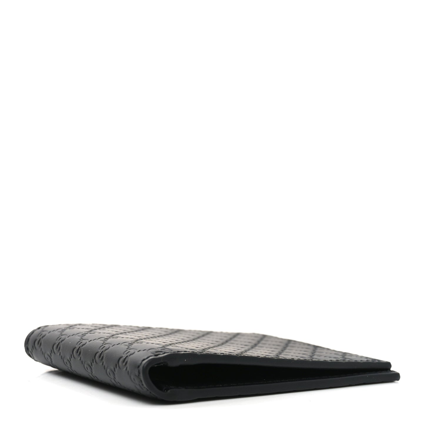 Microguccissima Bi-Fold Wallet Black
