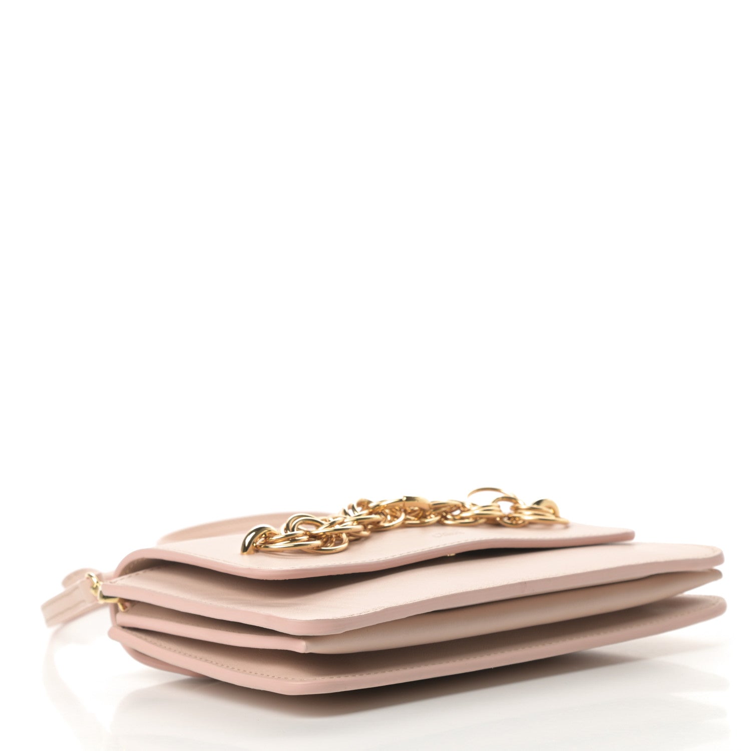 Chloe Calfskin Drew Bijou Clutch Cement Pink 4 of 12