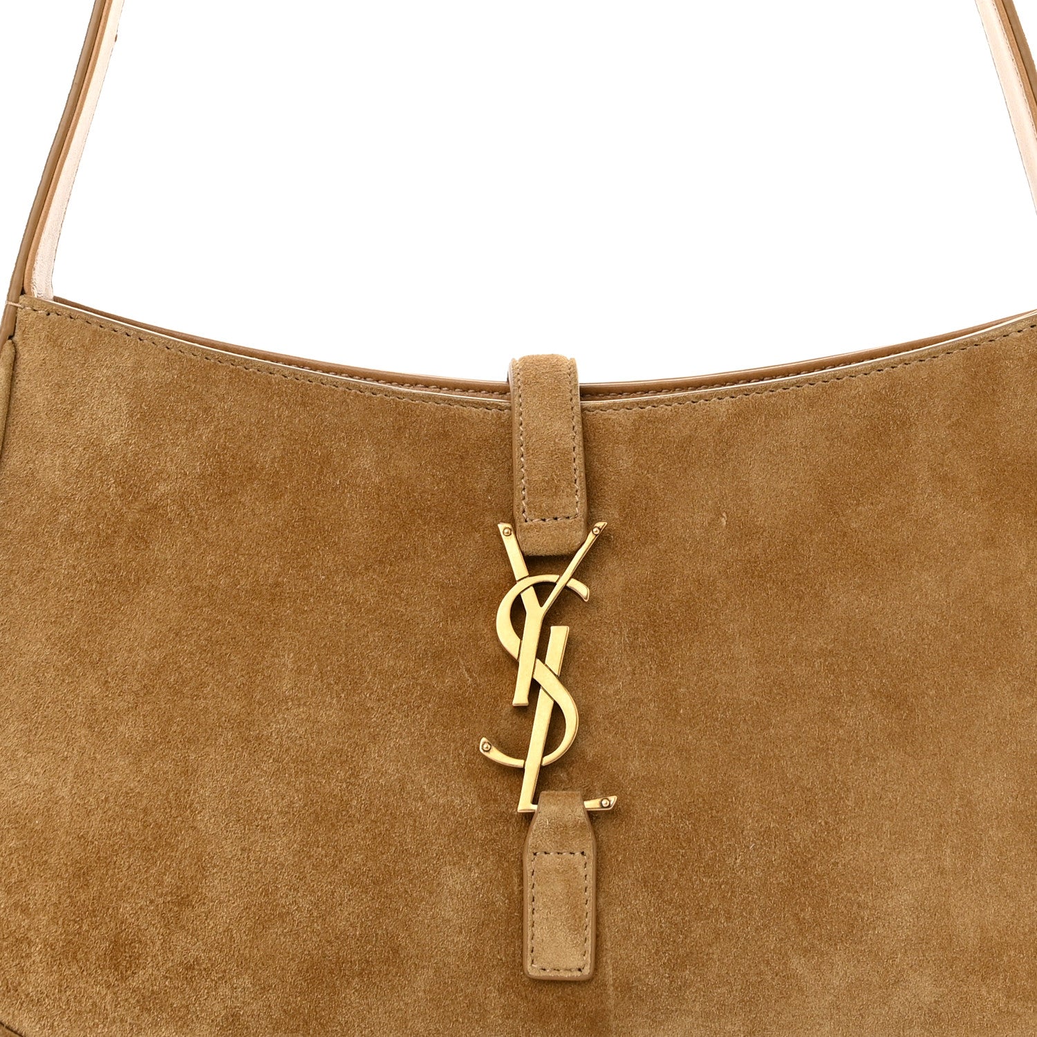 Saint Laurent Suede Calfskin Le 5 A 7 Hobo Beige 8 of 10