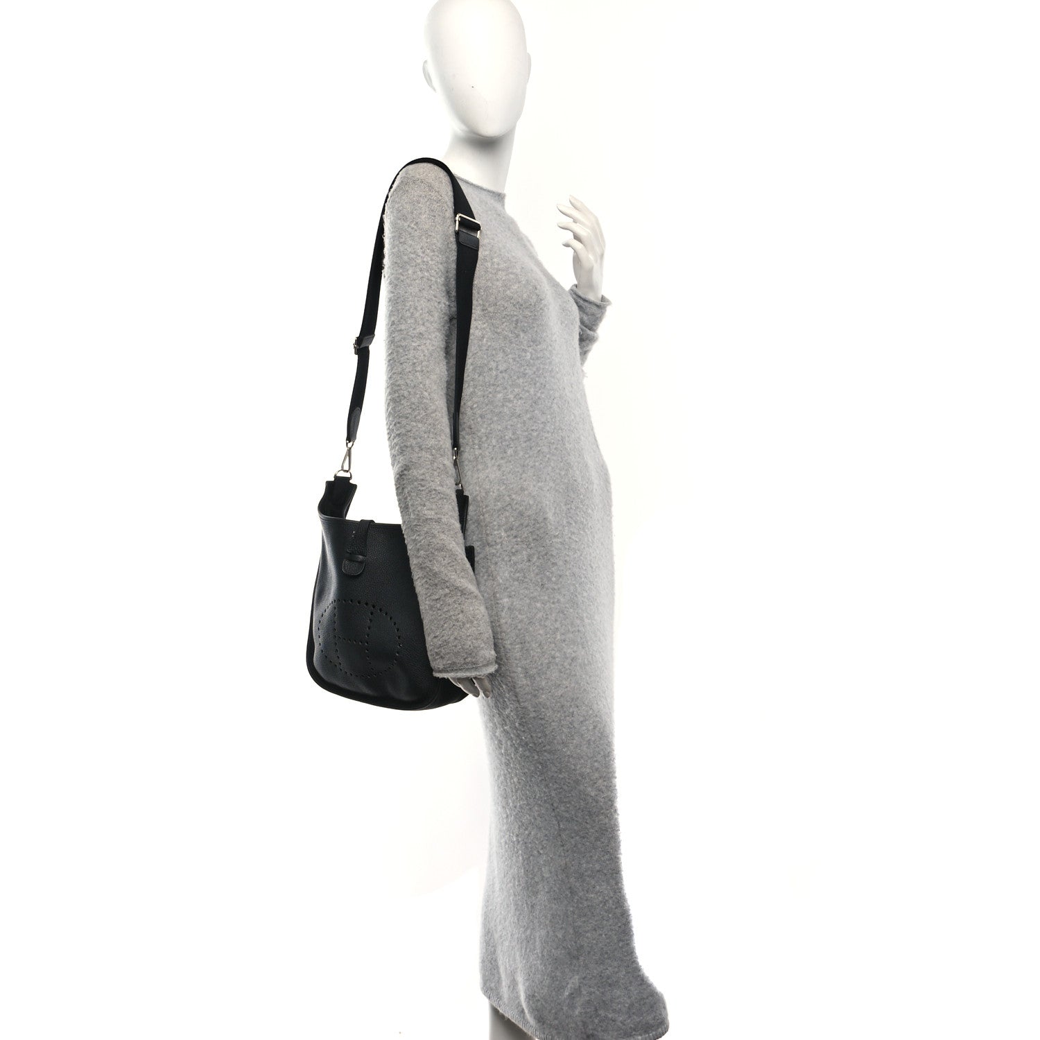 Hermes Taurillon Clemence EVELYNE III PM Black 2 of 12