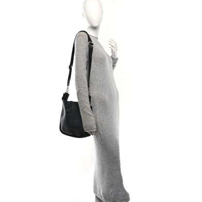 Hermes Taurillon Clemence EVELYNE III PM Black 2 of 12