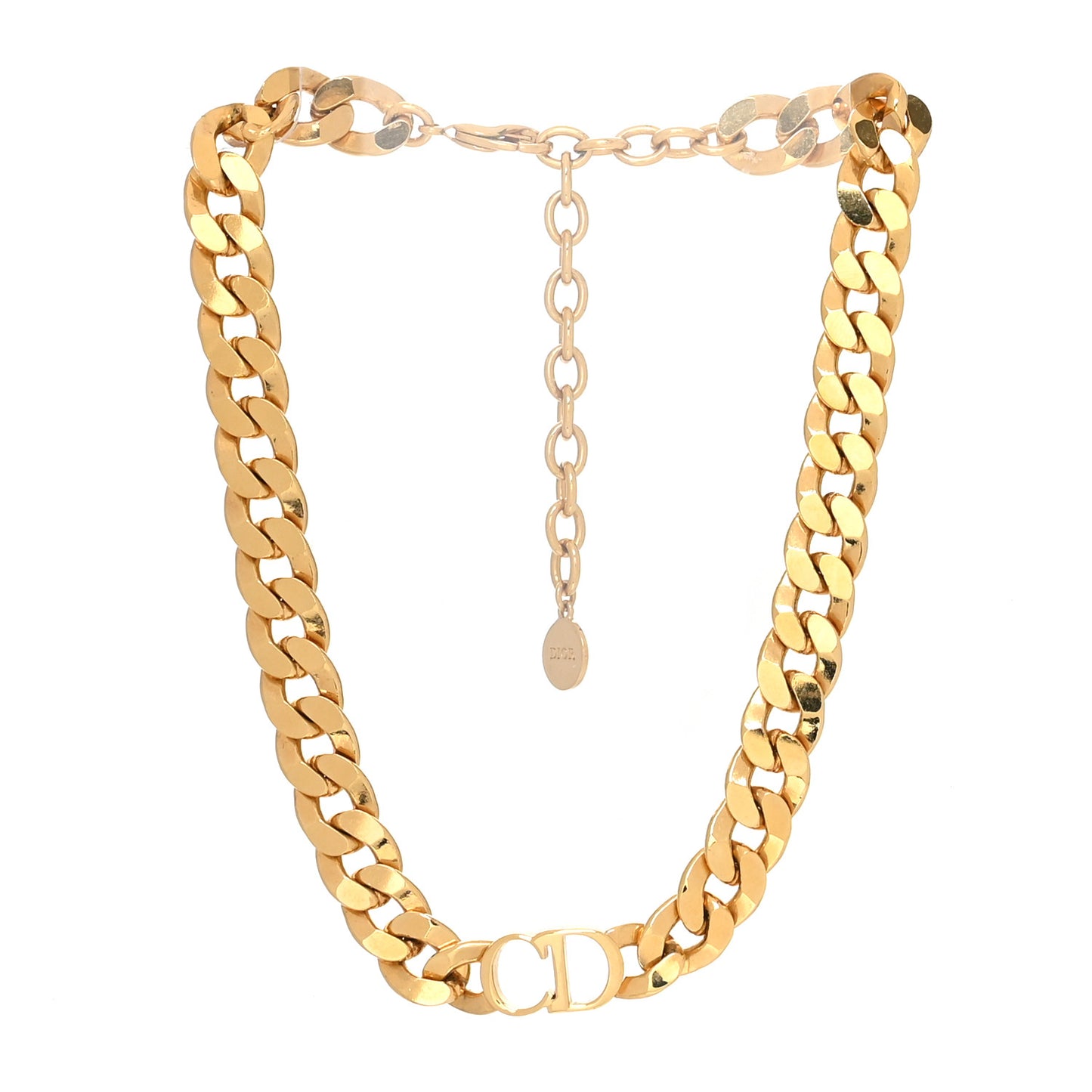 Metal Danseuse Etoile Chain Choker Necklace Gold