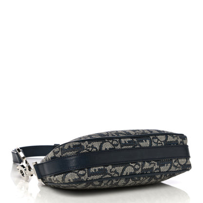 Christian Dior Monogram Shoulder Bag Blue 4 of 15