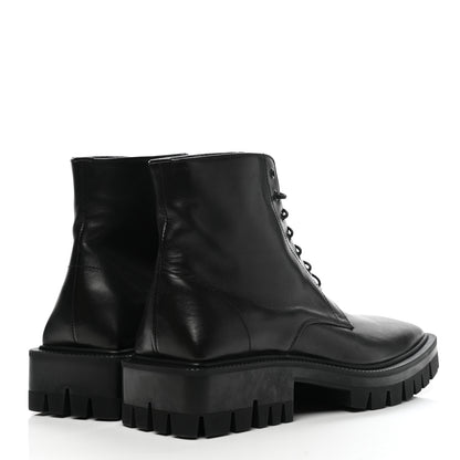Balenciaga Calfskin Outdoor Rim Combat Boots 39 Black 4 of 13