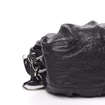 Gucci Guccissima Medium Icon Bit Boston Black 10 of 12