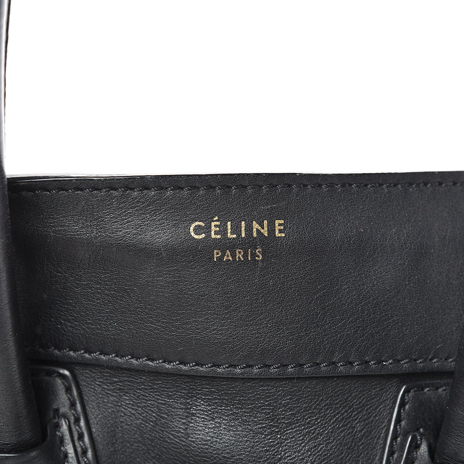 Celine Smooth Calfskin Mini Luggage Black 5 of 21