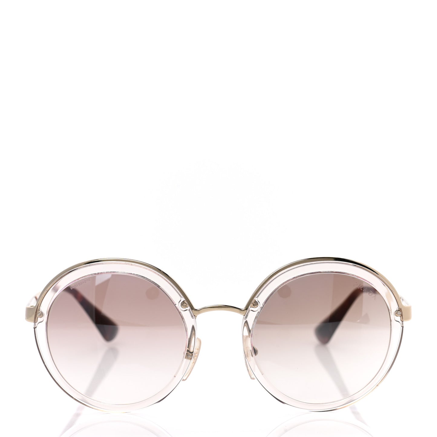 Round Sunglasses SPR 50T Brown Havana