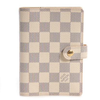Louis Vuitton Damier Azur Small Ring Agenda Cover 1 of 8