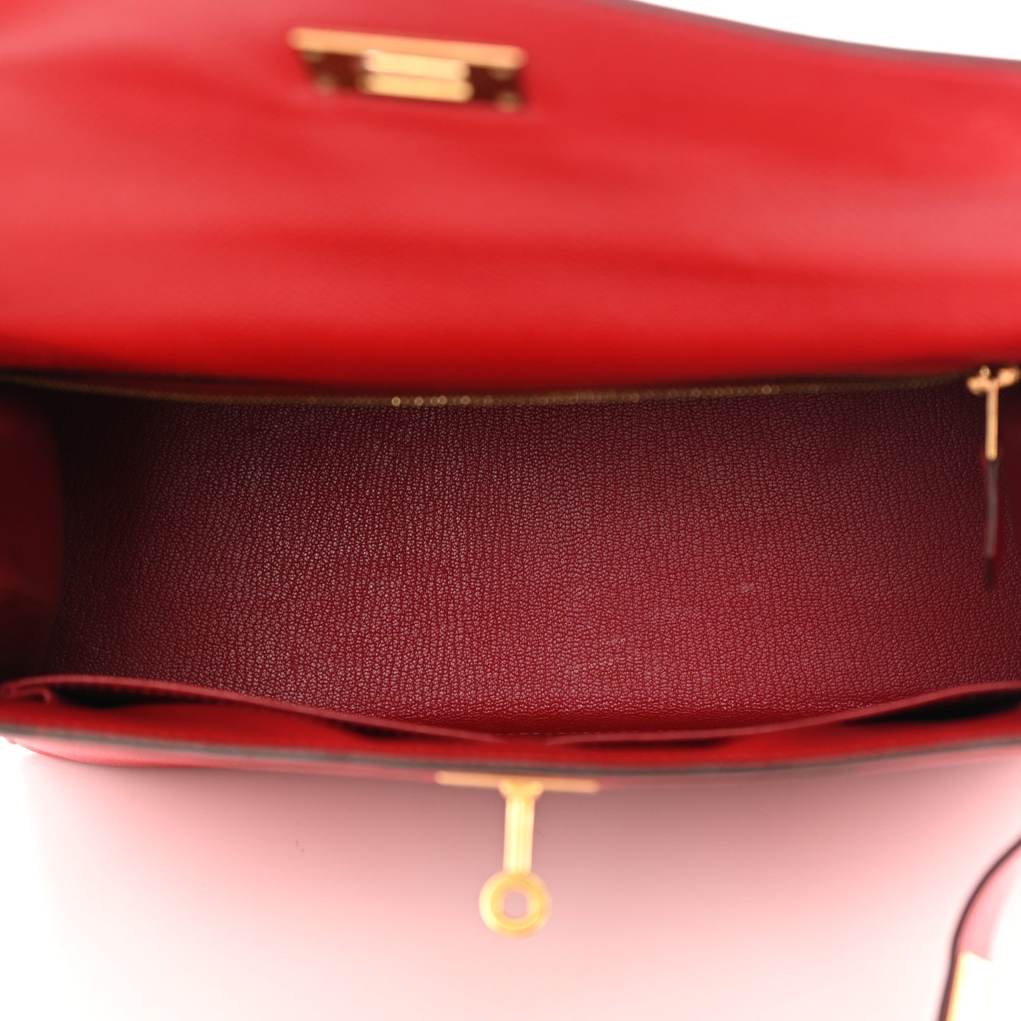 Epsom Kelly Sellier 28 Rouge Casaque