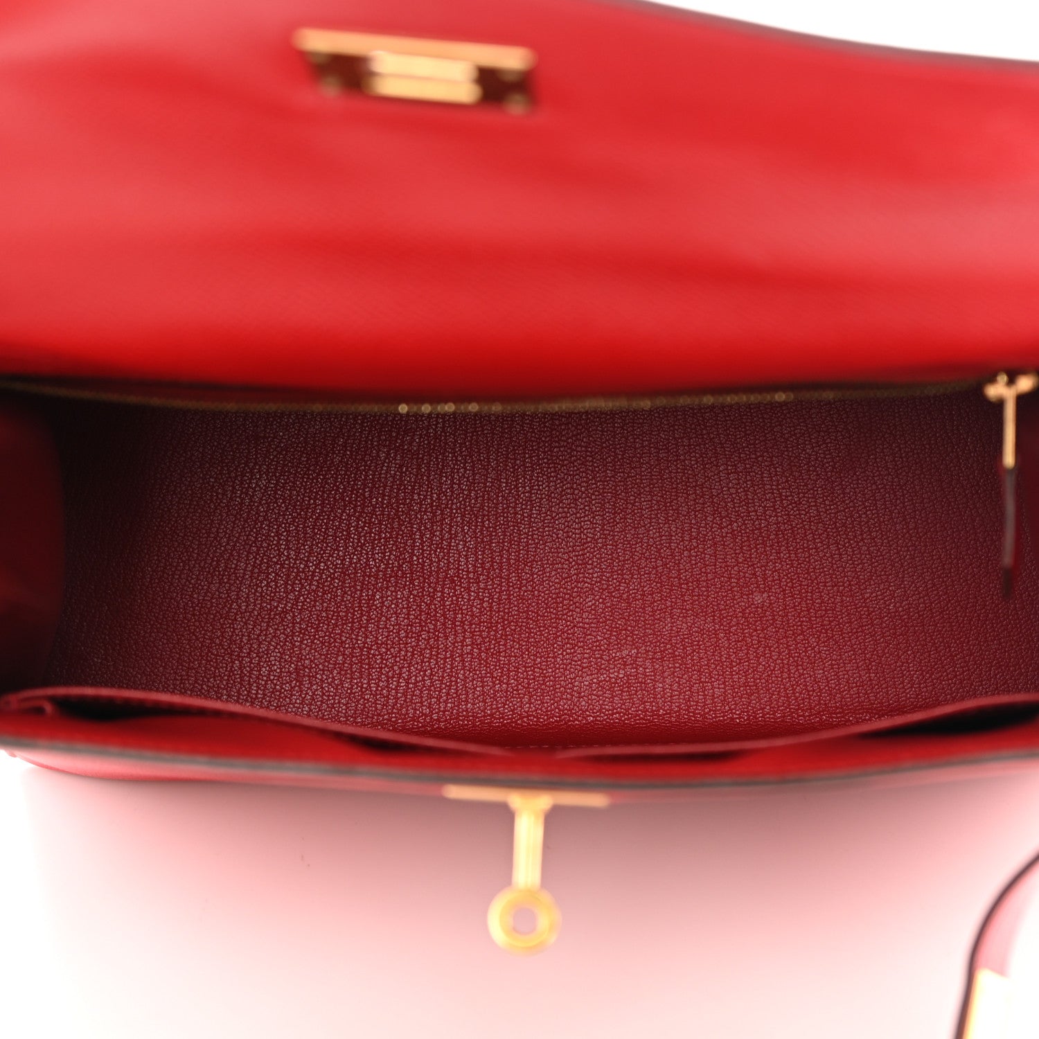Hermes Epsom Kelly Sellier 28 Rouge Casaque 5 of 18