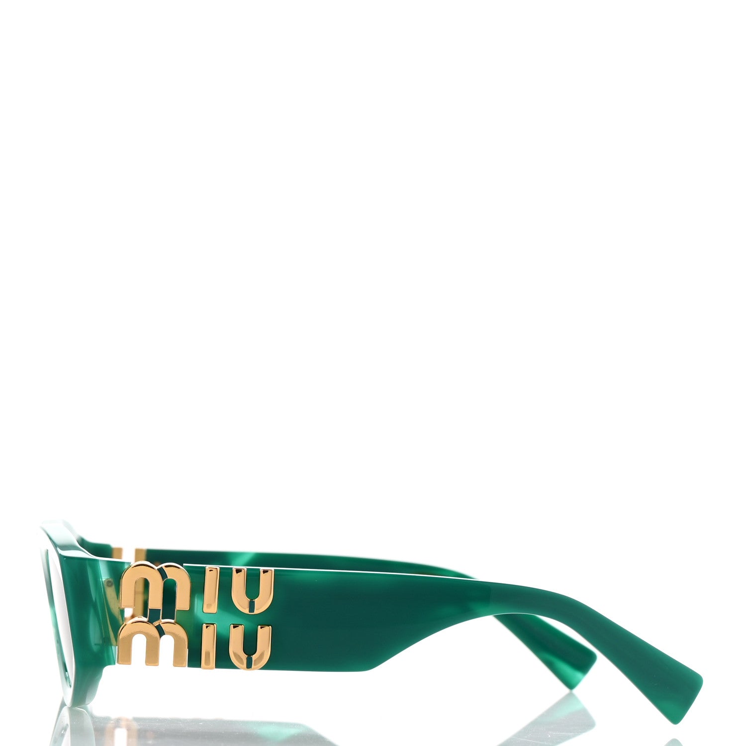 Miu Miu Acetate Sunglasses SMU11W Green 3 of 7