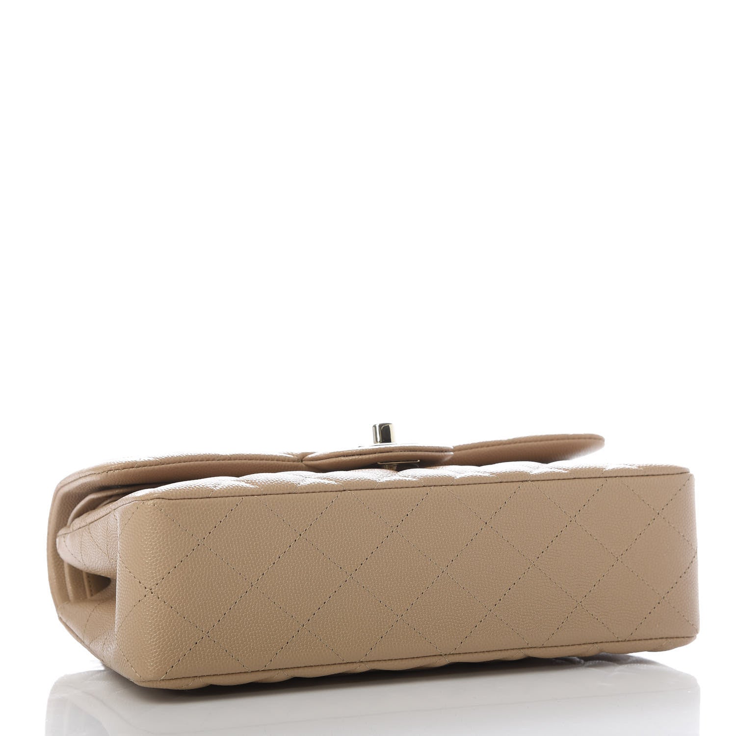 Chanel Caviar Quilted Small Double Flap Beige 4 of 10