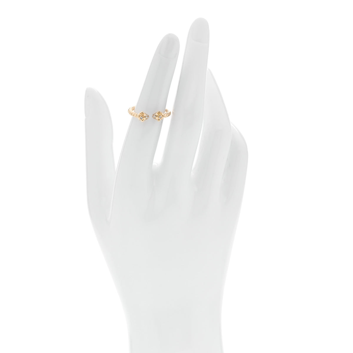 18K Yellow Gold Diamond Renaissance Ring 52 6