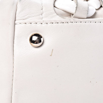 Chanel Calfskin Modern Chain Rhodoid East West Tote White 11 of 13