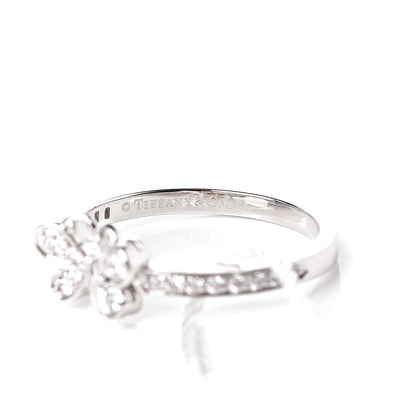 Tiffany Platinum Diamond Enchant Butterfly Ring 53 6.5 5 of 6
