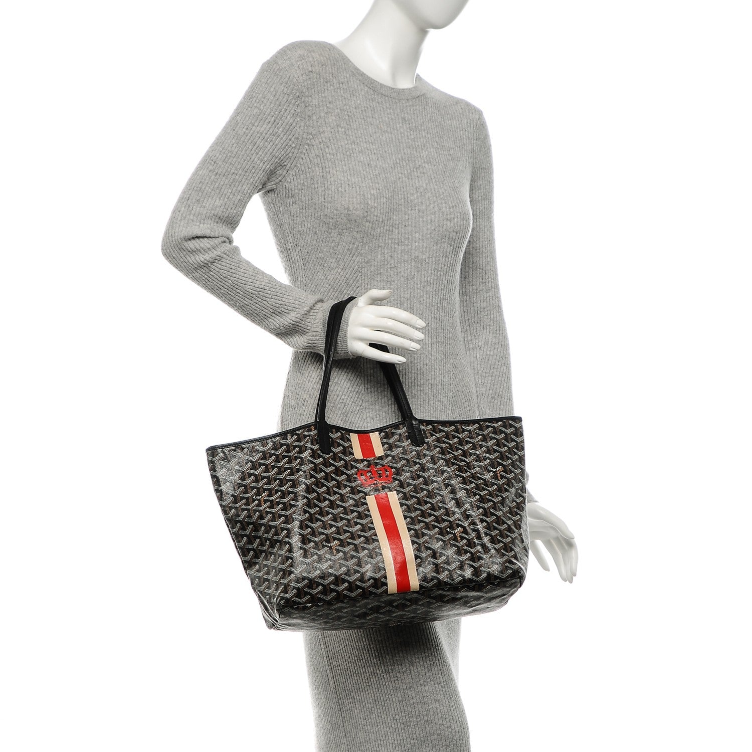 Goyard Goyardine Saint Louis PM Black 2 of 6