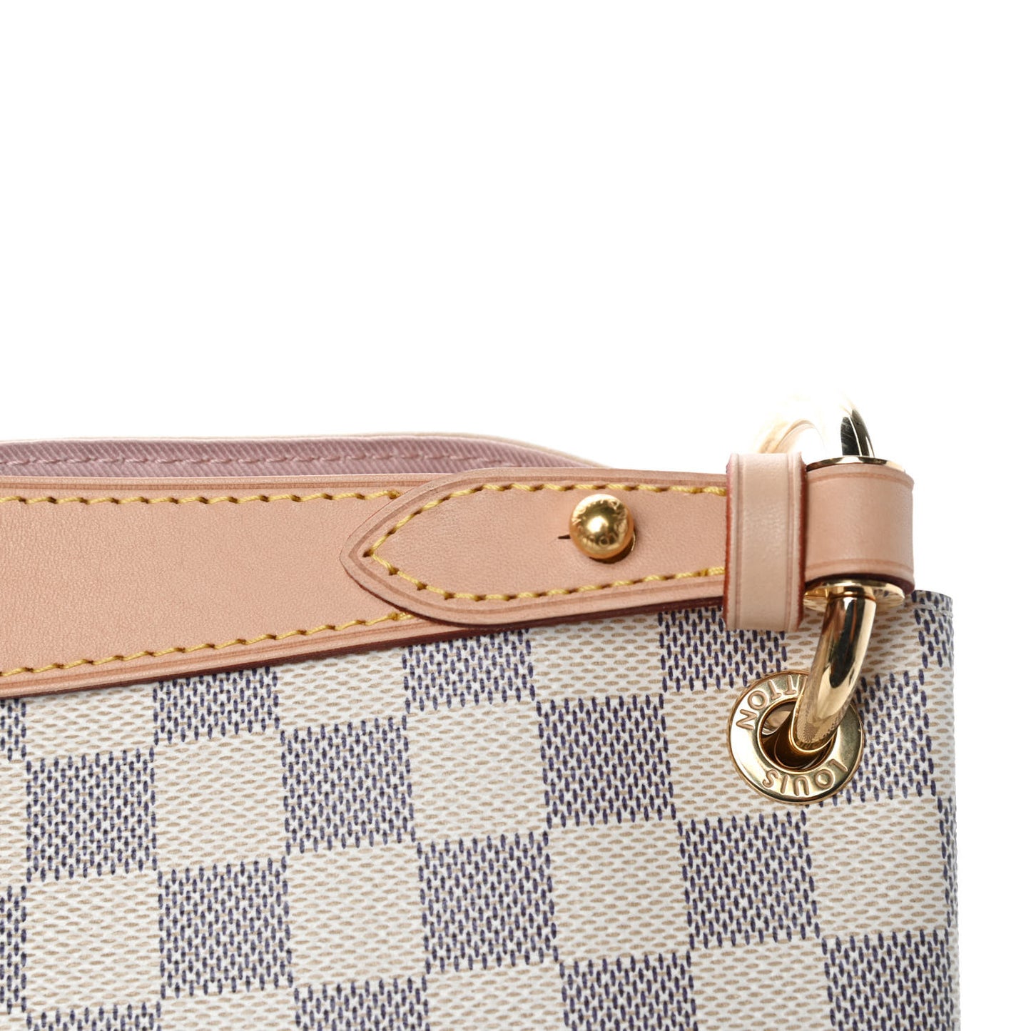 Damier Azur Graceful MM Rose Ballerine