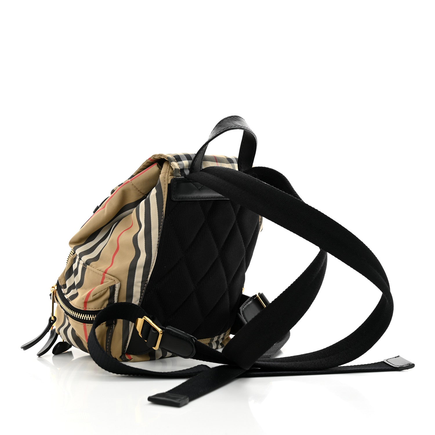 Burberry Vintage Check Small Rucksack Backpack Antique Yellow 2 of 10