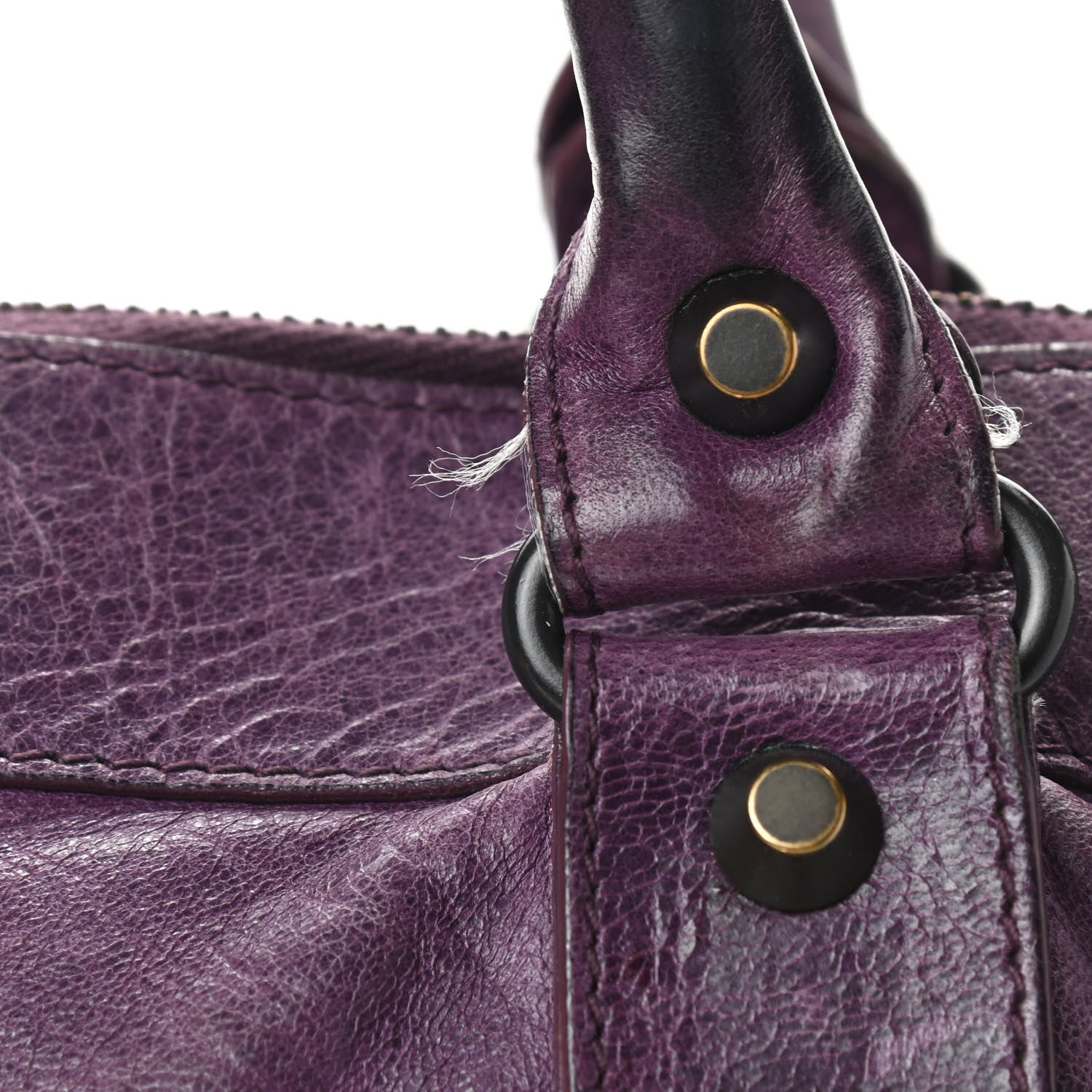 Balenciaga Agneau Classic Hardware Work Raisin 13 of 15