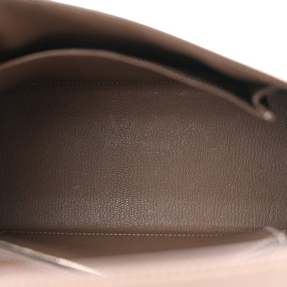 Hermes Epsom Kelly Sellier 25 Etoupe 4 of 11