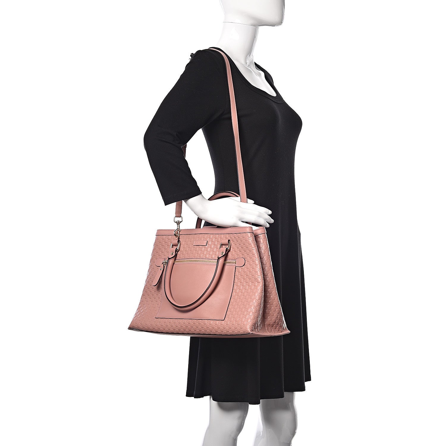 Gucci Soft Microguccissima Medium Tote Soft Pink 2 of 11