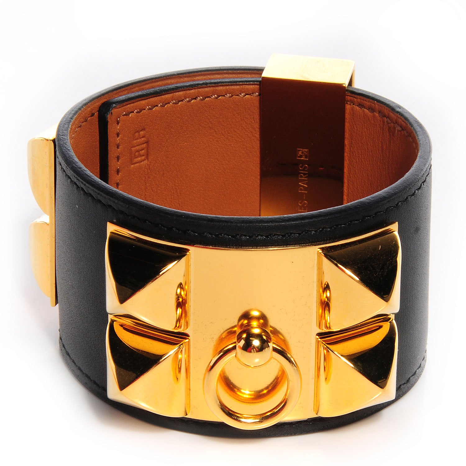 Hermes Chamonix Collier de Chien CDC Bracelet Black Small 1 of 7