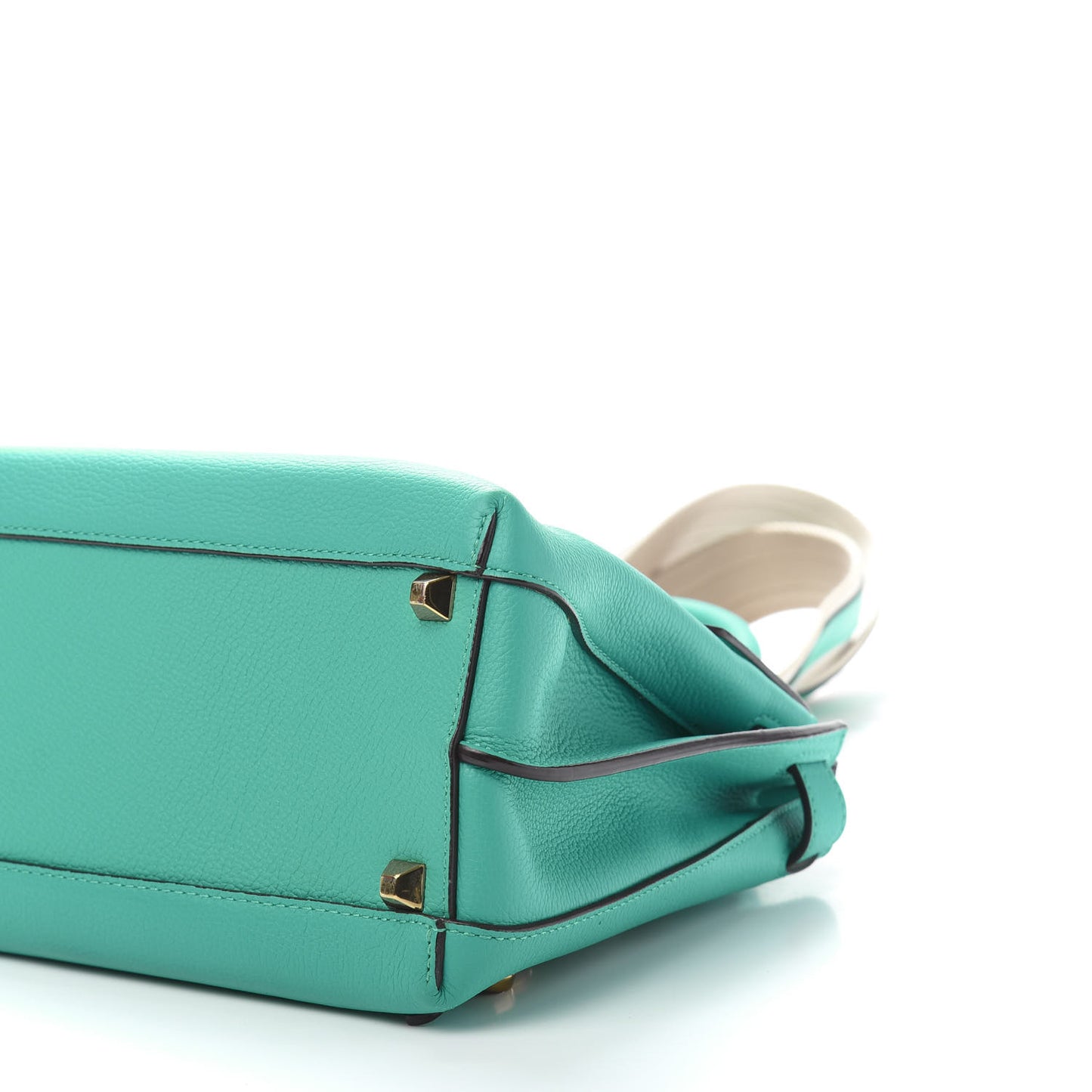 Grained Calfskin Medium Milla Convertible Backpack Oasis Green