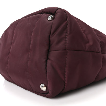 Prada Tessuto Nylon Bomber Tote Bordeaux 10 of 10