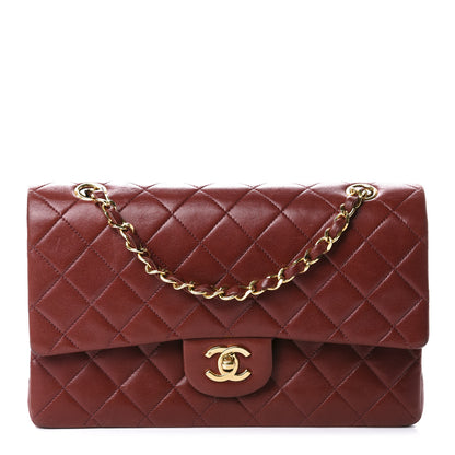 Chanel Lambskin Quilted Small Double Flap Red 1 of 17