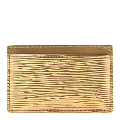 Louis Vuitton Epi Card Holder Gold 1 of 6