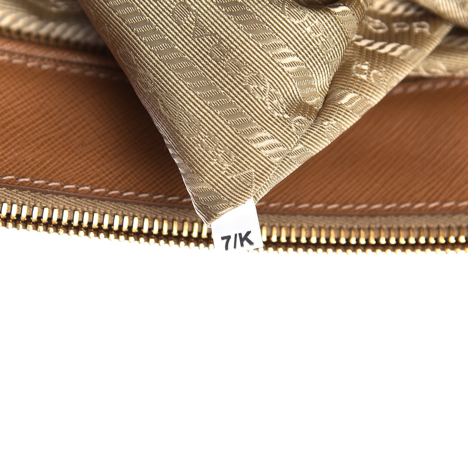 Prada Saffiano Medium Galleria Double Zip Tote Caramel 9 of 9