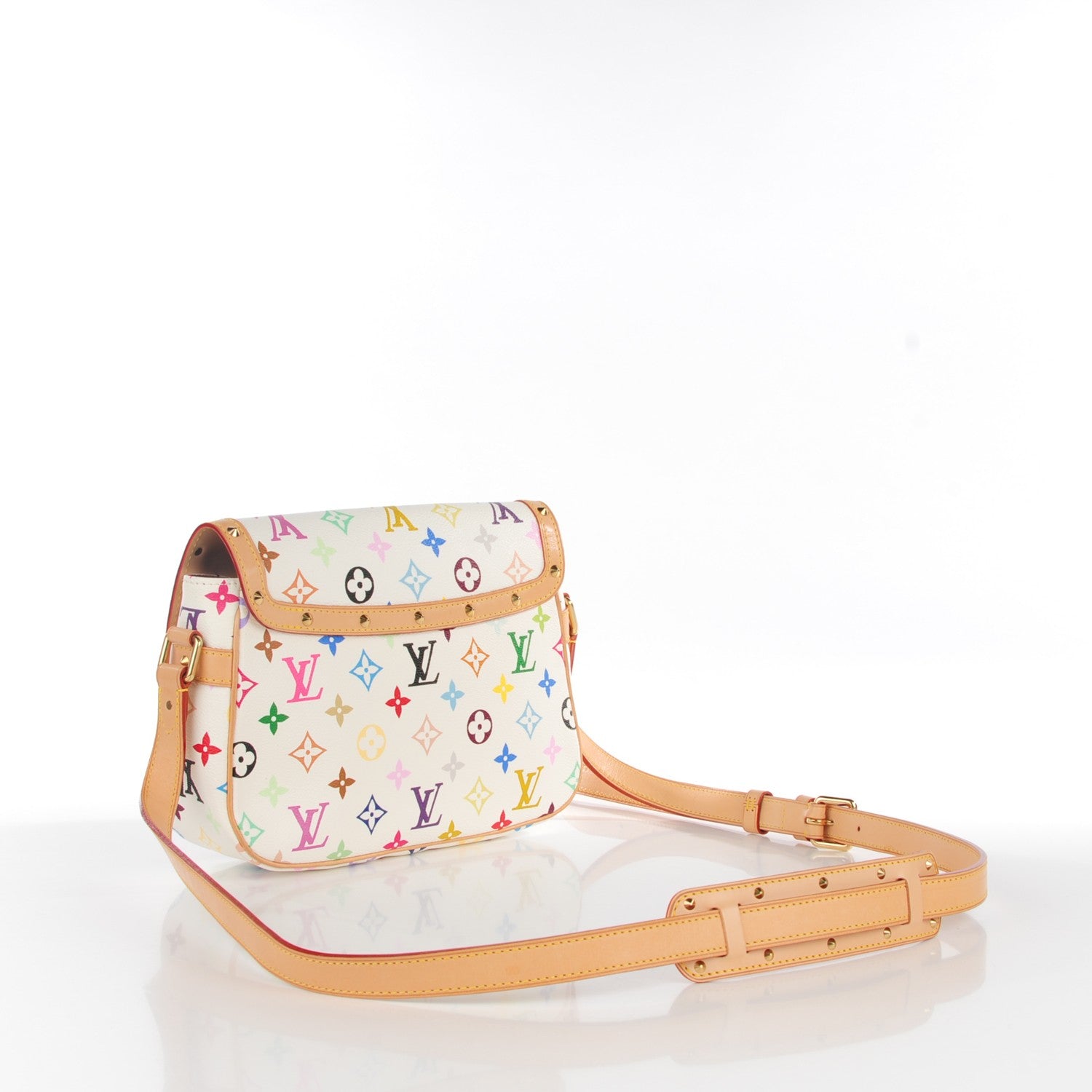 Louis Vuitton Monogram Multicolor Sologne White 3 of 7