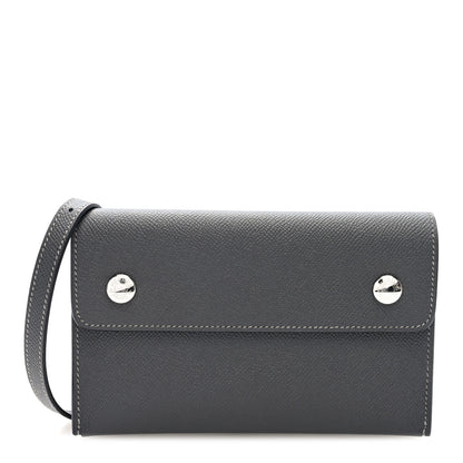 Hermes Epsom Hermesnap Wallet Gris Meyer 1 of 11
