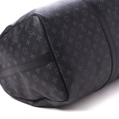Louis Vuitton Monogram Eclipse Keepall Bandouliere 55 5 of 10