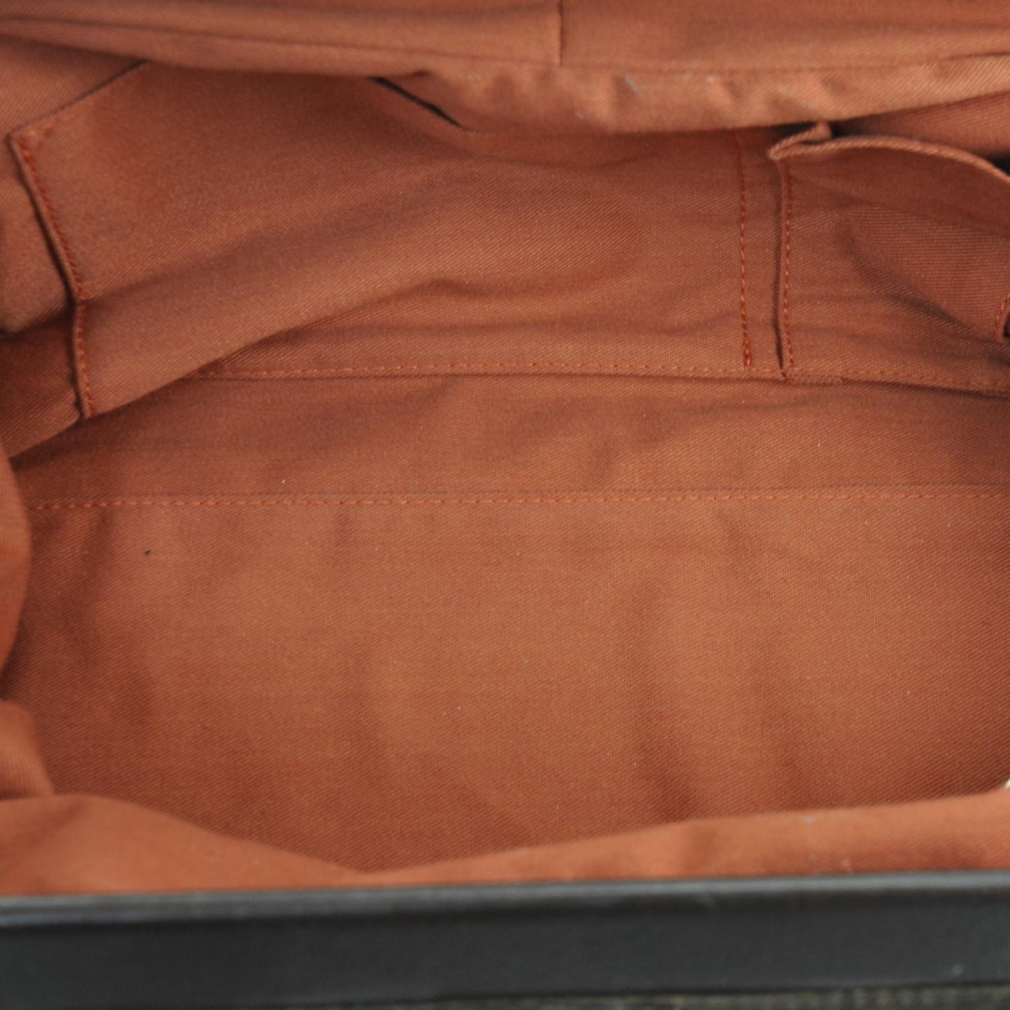 SALVATOREFERRAGAMOLeatherStitchedGanciniBagBrown