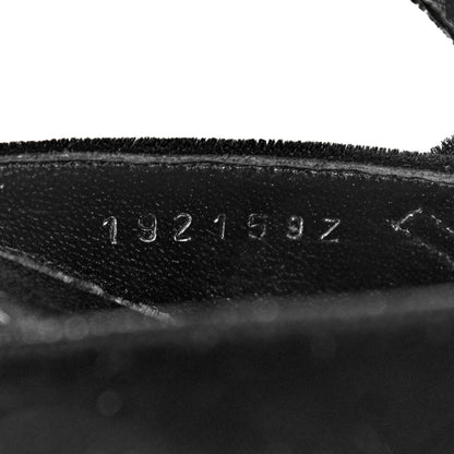 Hermes Velvet Vincennes Mules 37 Black 9 of 10