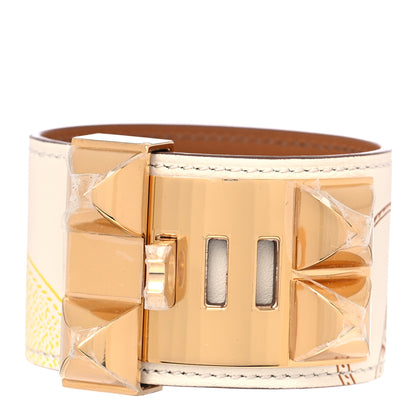Hermes Swift Collier de Chien CDC In & Out 24 Bracelet T2 Nata 1 of 7