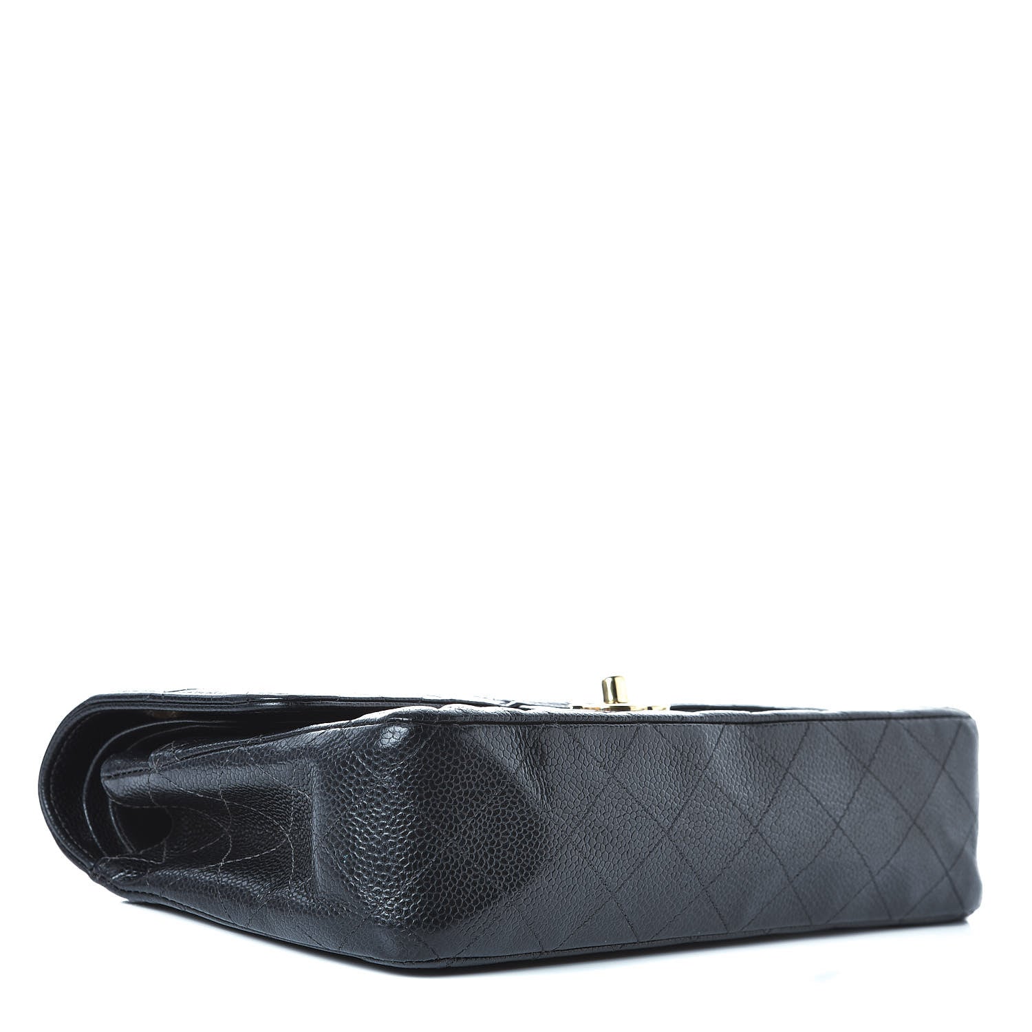 Chanel Caviar Quilted Medium Double Flap Black 4 of 16