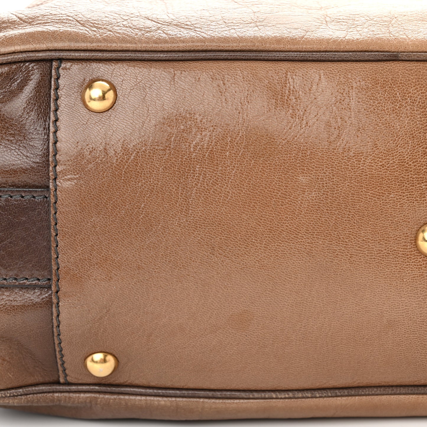 Glazed Goatskin Muse Messenger Brown