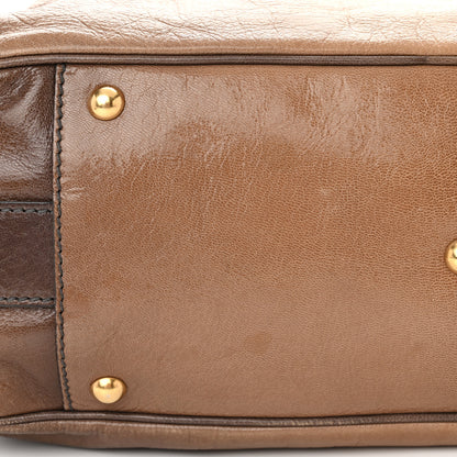 Saint Laurent Glazed Goatskin Muse Messenger Brown 17 of 18