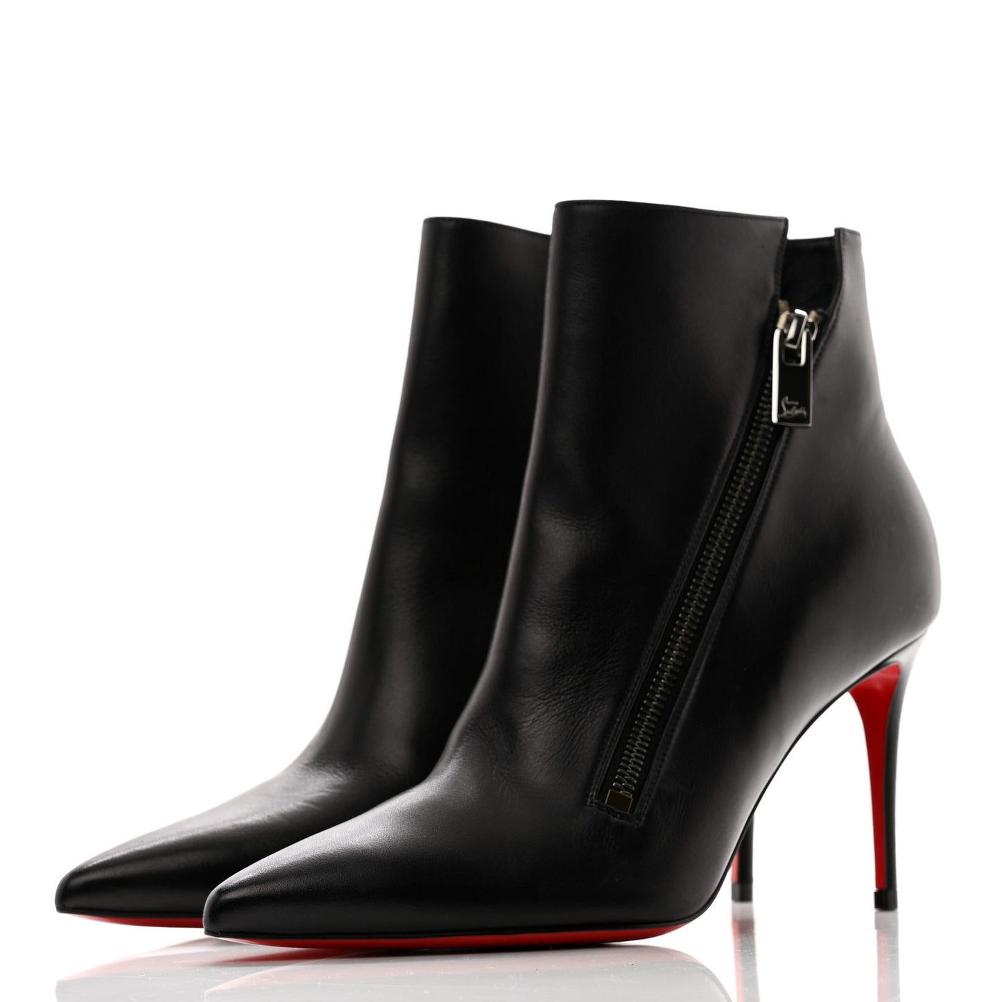 Calfskin Birgikate 85 Ankle Boots 37.5 Black