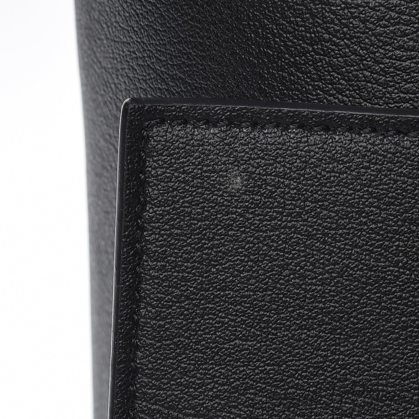 Calfskin Large Shopping Tote Black