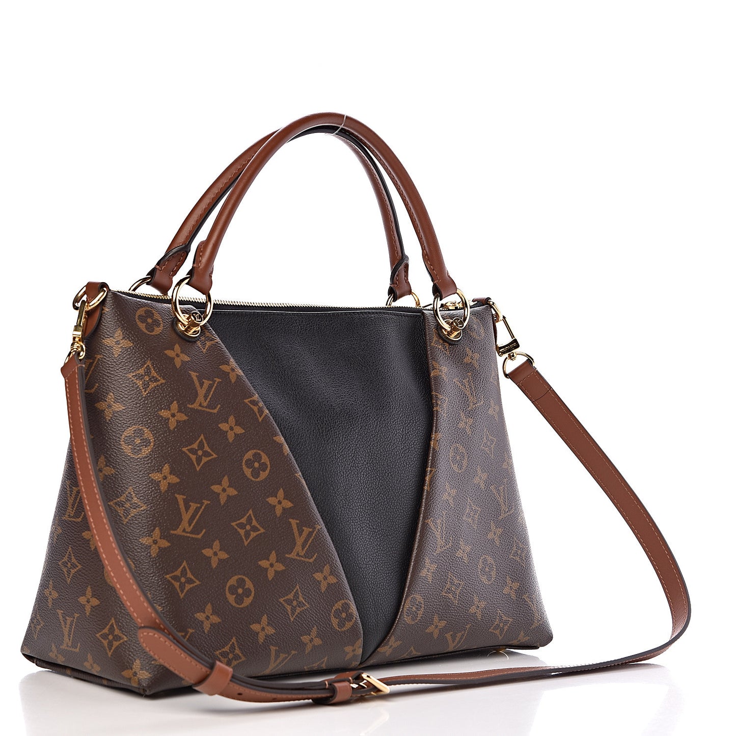 Monogram V Tote MM Black