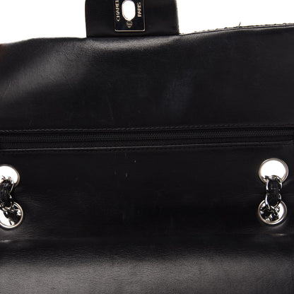 Chanel Lambskin Perforated Medium Double Flap Black 12 of 17