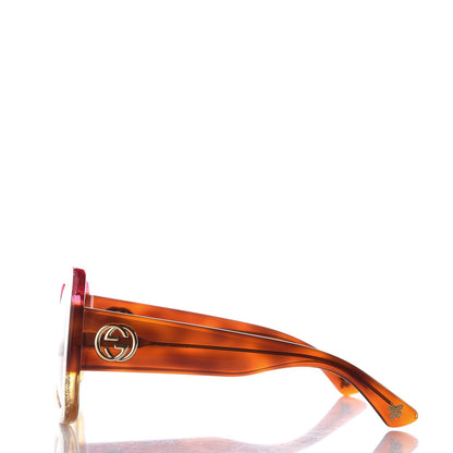 Gucci Square Frame GG0083S Sunglasses Glitter Pink Multi 2 of 8