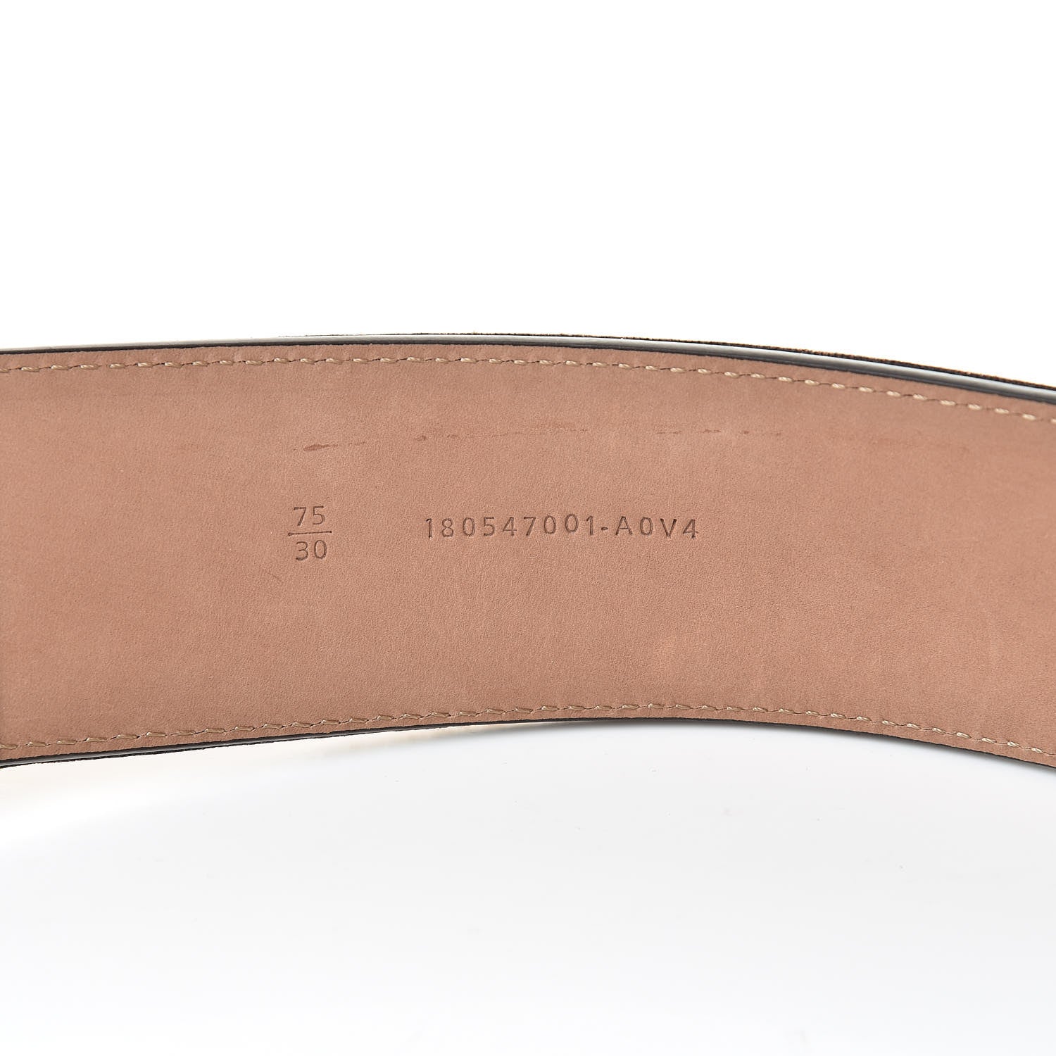 Fendi Velvet FF Belt 75 30 Tobacco 5 of 5