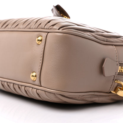 Miu Miu Nappa Matelasse Top Handle Bag Cammeo 7 of 8