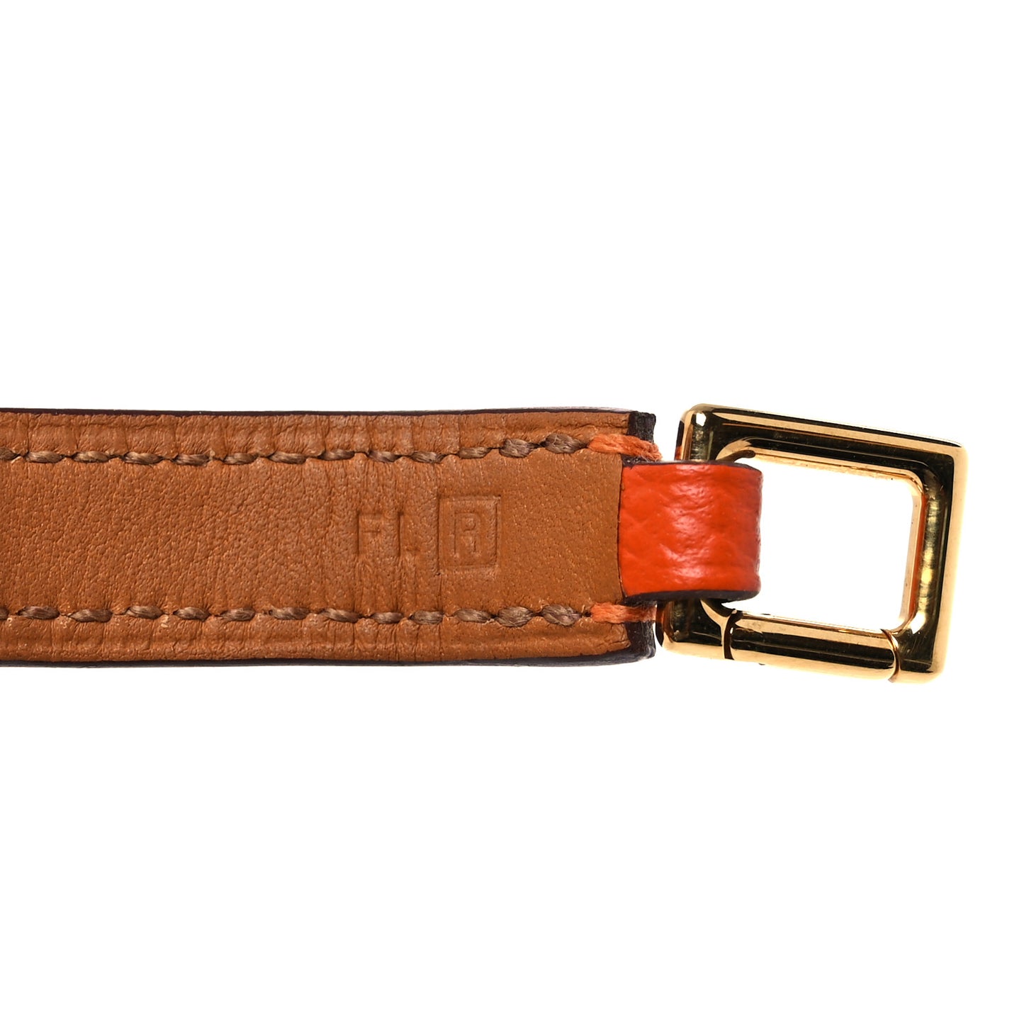 Epsom Rivale Double Tour Bracelet S Orange