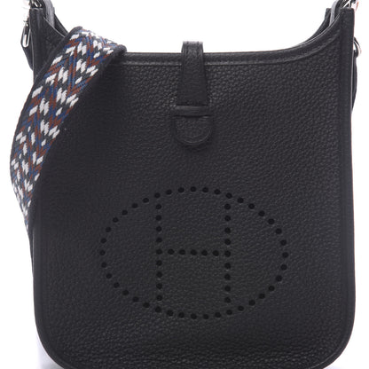 Hermes Taurillon Maurice Zigzag Evelyne TPM Black 10 of 11