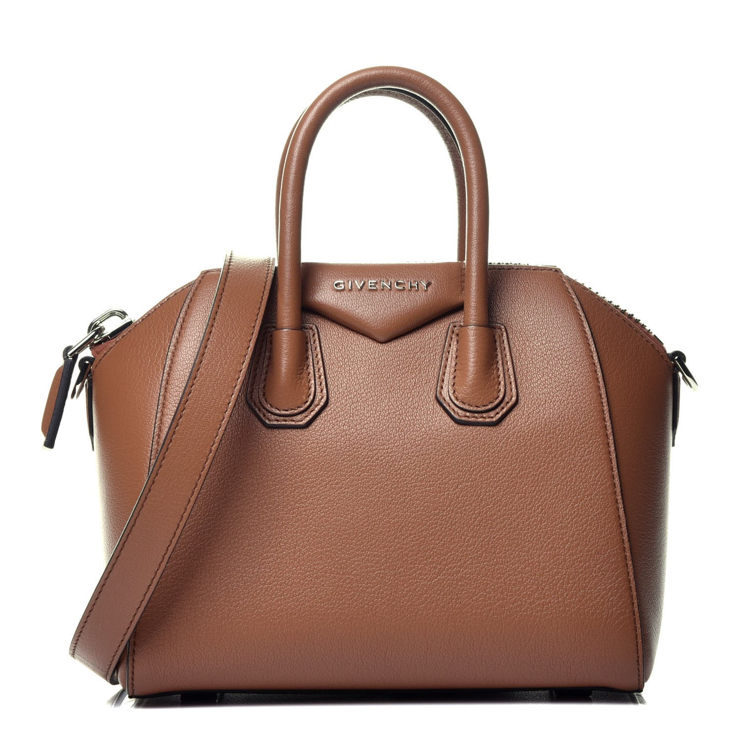 Sugar Goatskin Mini Antigona Caramel
